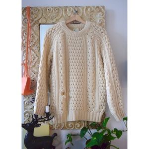 Vintage Irish Wool Fisherman’s Sweater